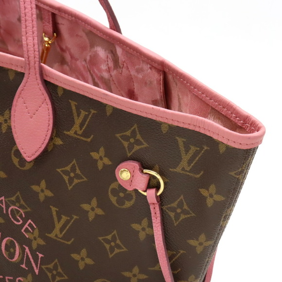 LOUIS VUITTON Louis Vuitton Monogram Ikat Flower Neverfull MM Tote Bag Should... - Picture 8 of 10